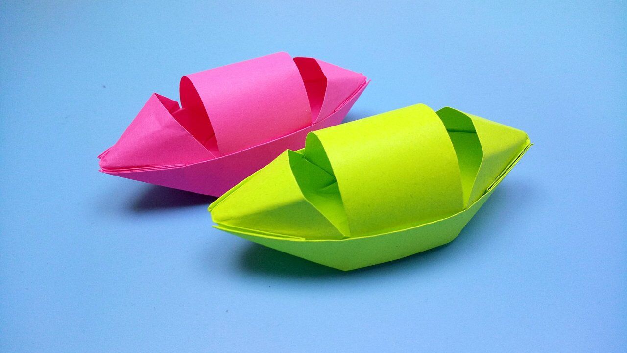 小时候的乌篷船折纸,简单几步就折好了,还有多少人记得怎么折