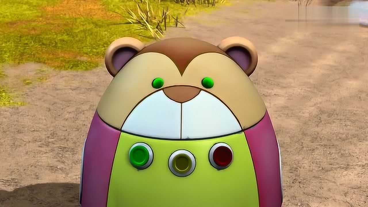 熊出没:超强吸尘器能吸起两头熊,在天上转圈圈