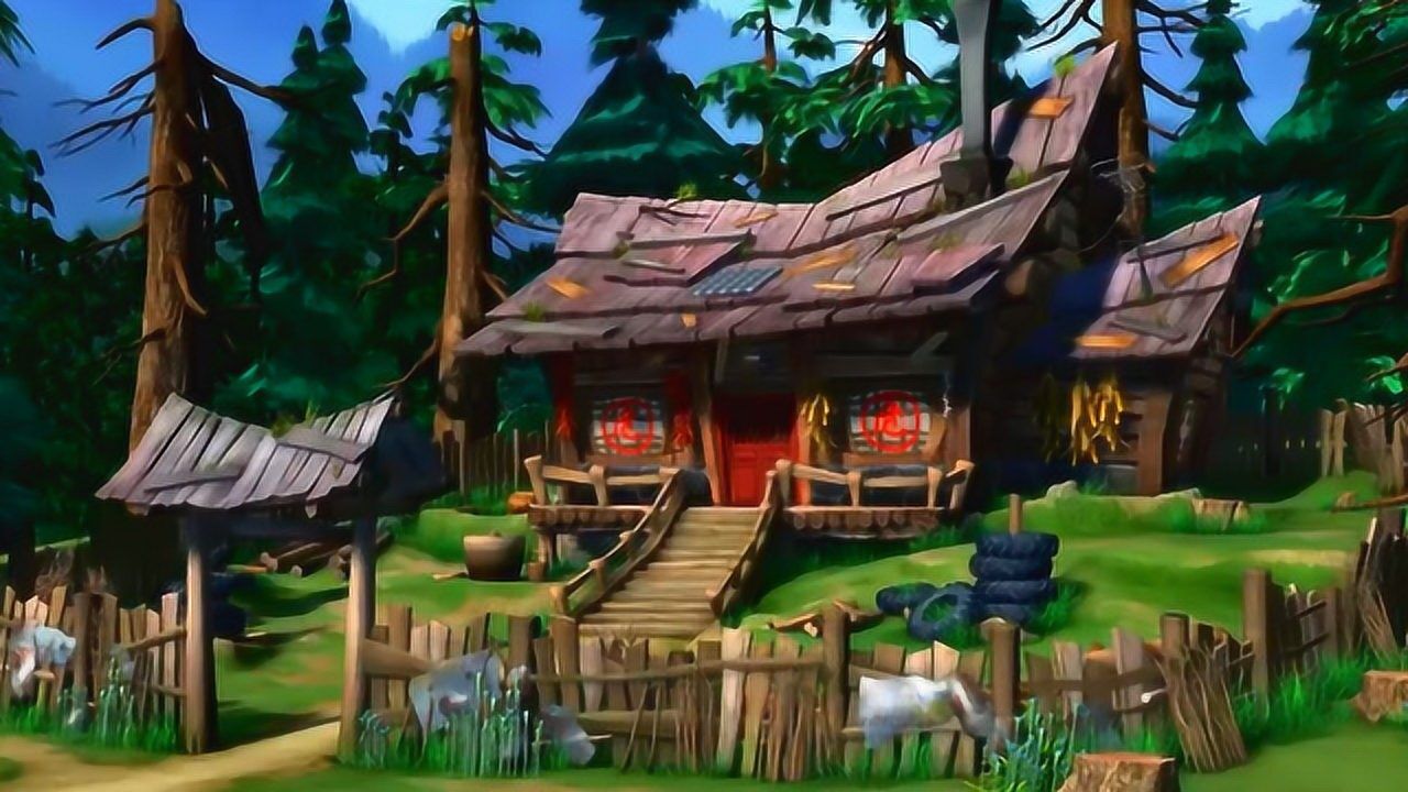 狗熊岭发生地震,光头强遇险,住的木屋成保护文物