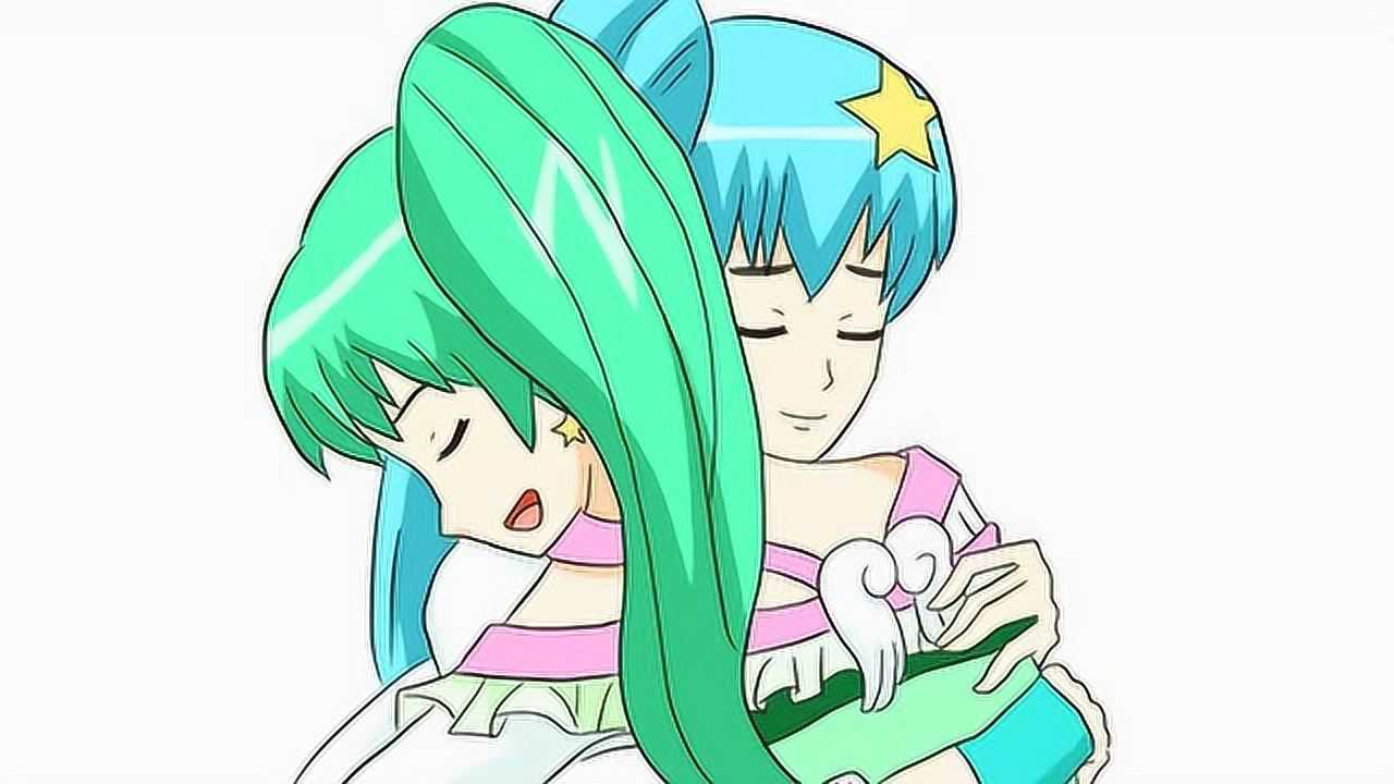 巴啦啦小魔仙贝贝公主与雅雅公主姐妹大团圆儿童卡通简笔画