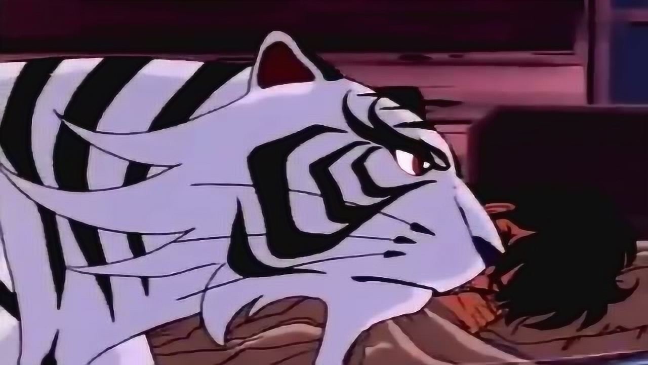 童年动画魔神坛斗士之白光虎vs黑光虎为了火焰神的武器牺牲