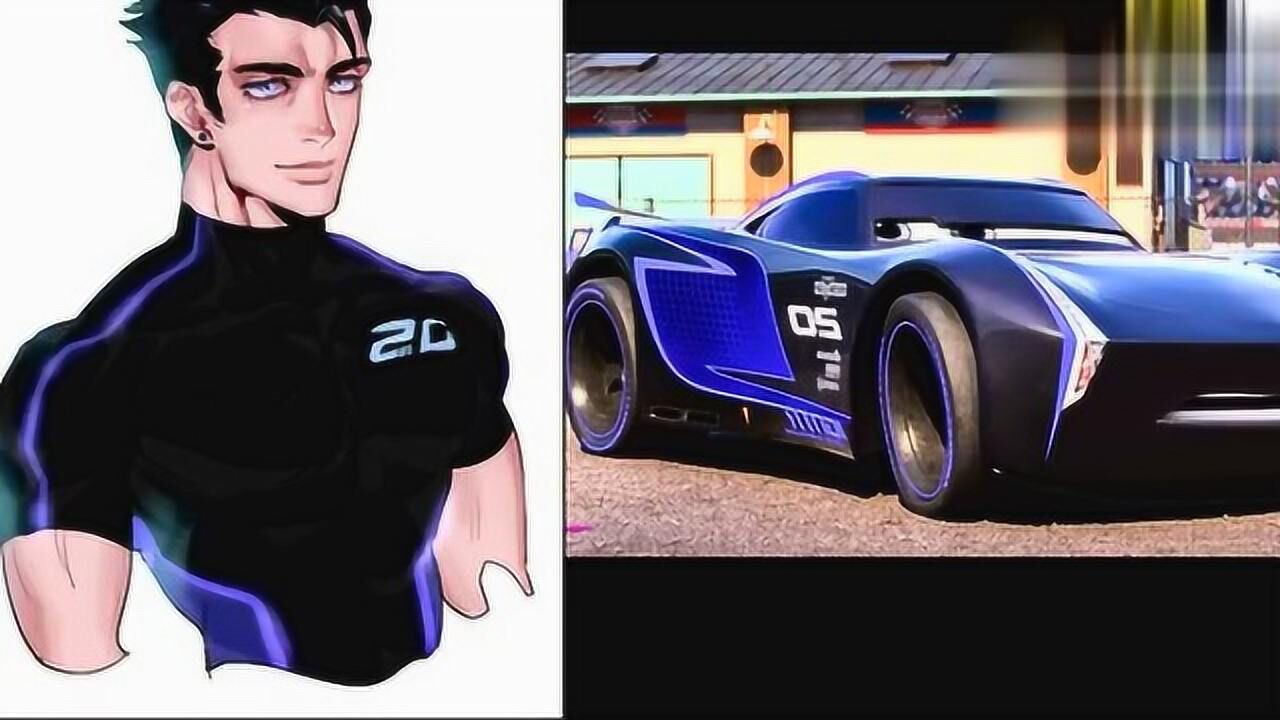 赛车总动员3来了,看闪电麦昆等人物拟人化就变成什么样吧!