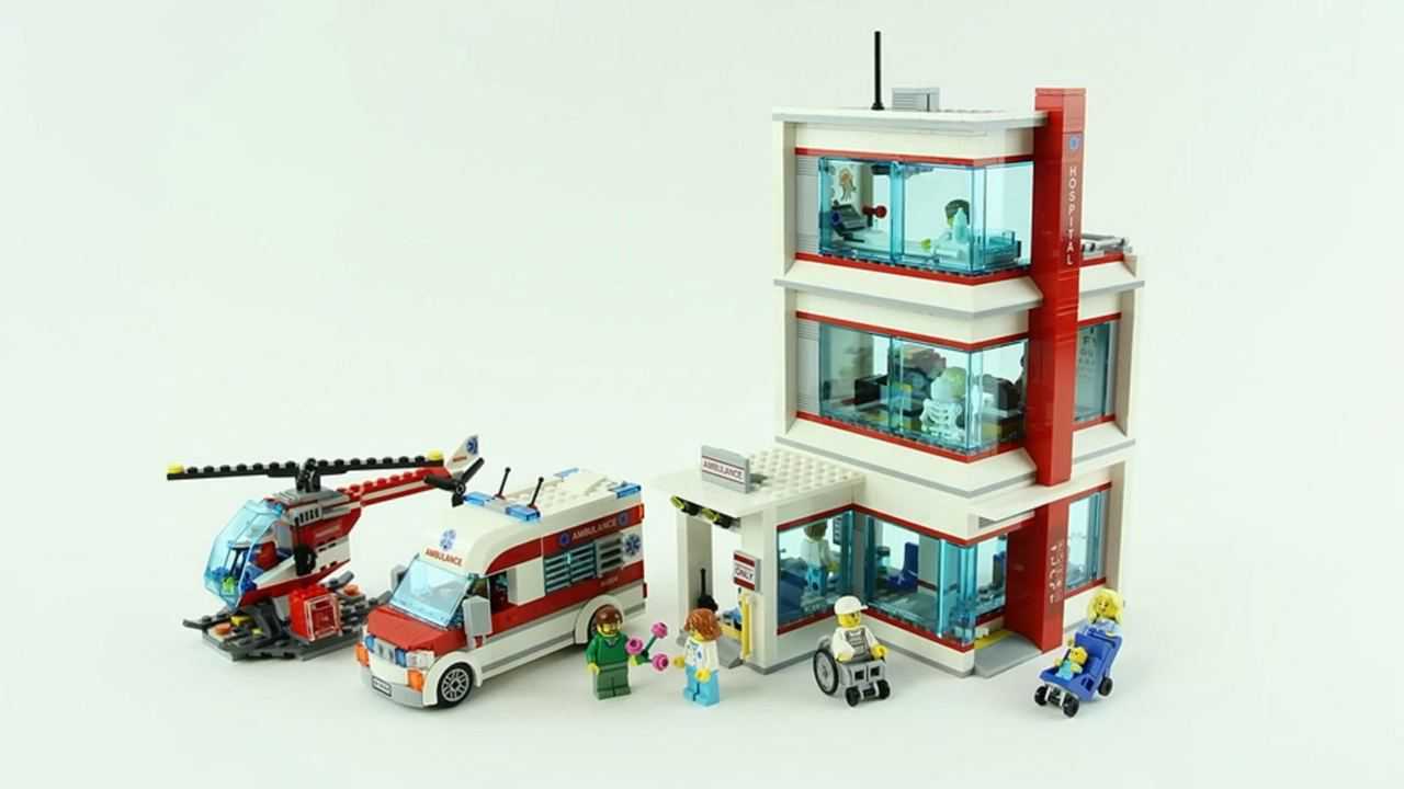 快速搭建乐高积木城市系列60204城市医院