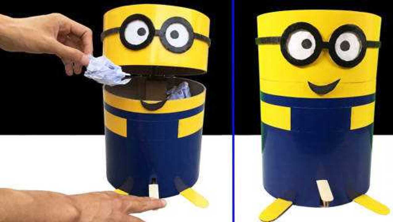 看牛人如何用纸板自制储钱箱,看完我也动手做一个!超实用