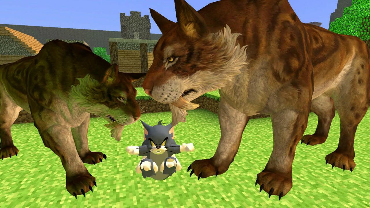 gmod游戏汤姆猫被两只老虎当足球踢_腾讯视频