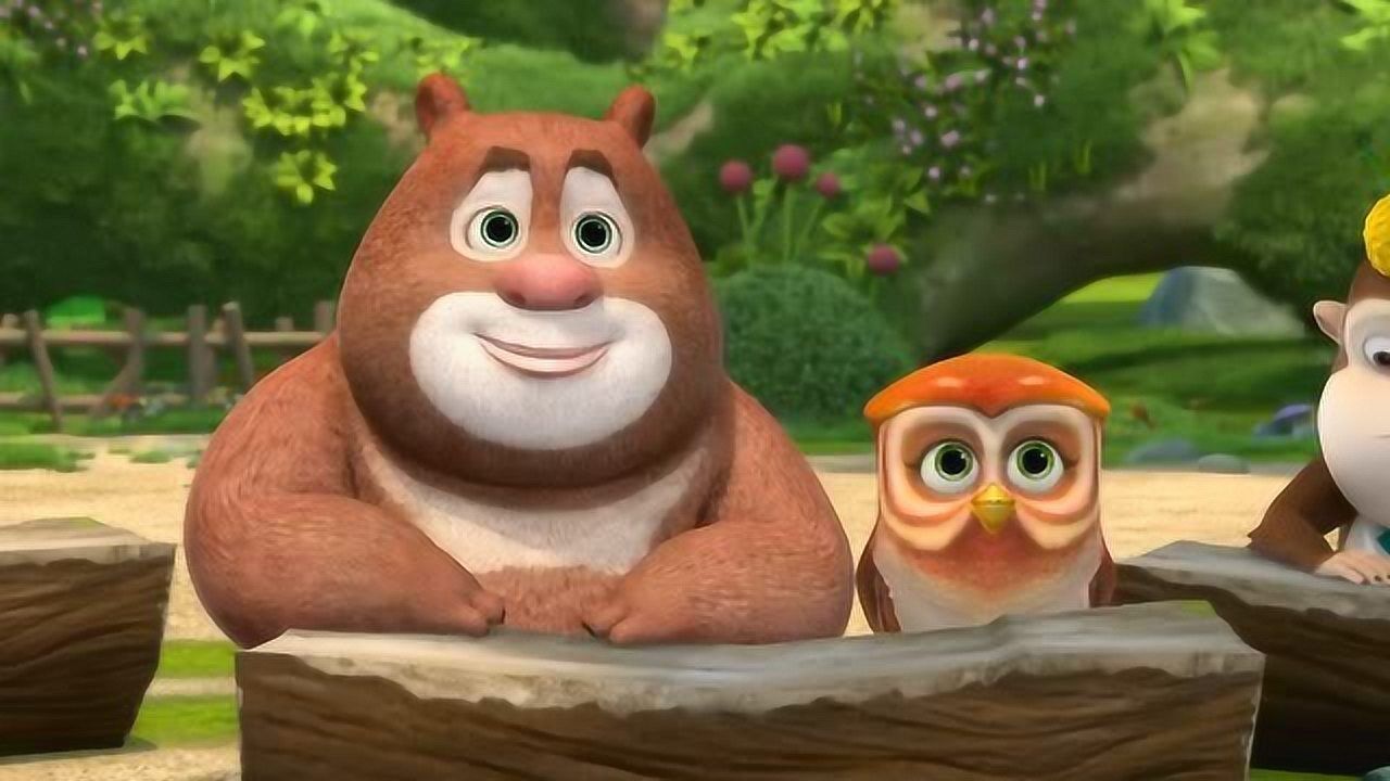 熊熊乐园第2季:熊大成功得到了一枚荣誉勋章