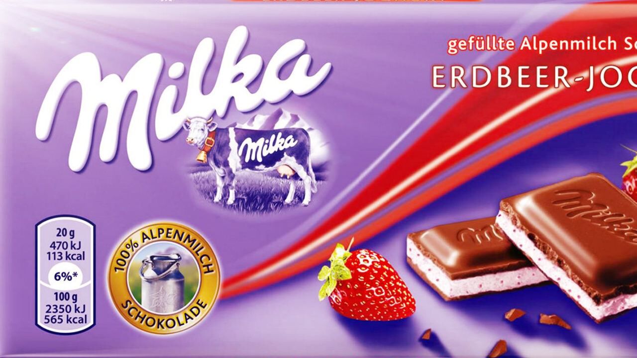 很早很早的妙卡巧克力广告