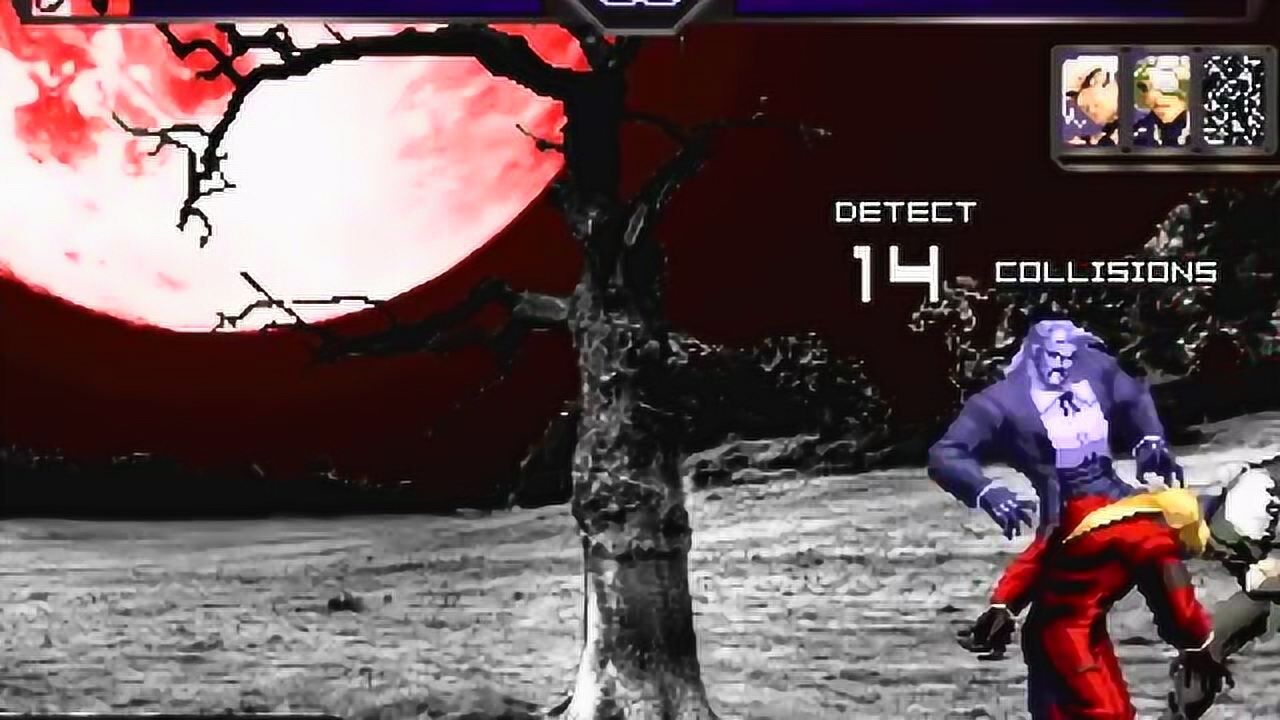 拳皇mugen:元素八神庵vs卢卡尔 落地连招一套秒