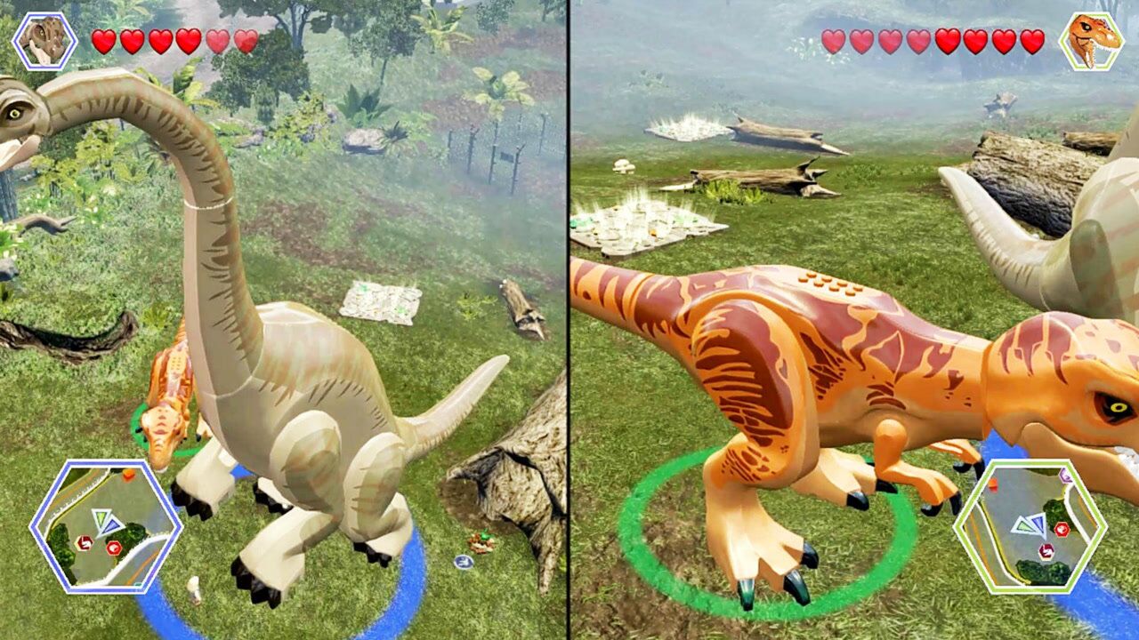 侏罗纪世界游戏霸王龙vs腕龙