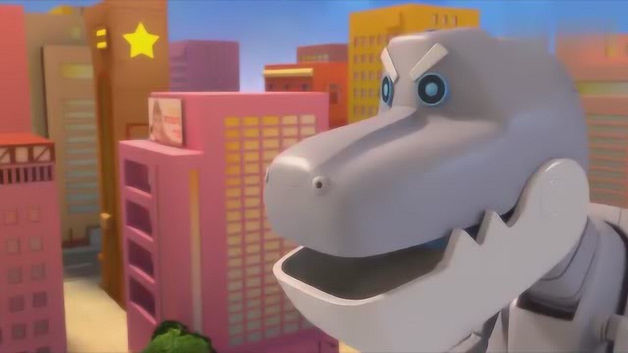 超级小熊布迷恐龙想要破坏掉整个城市