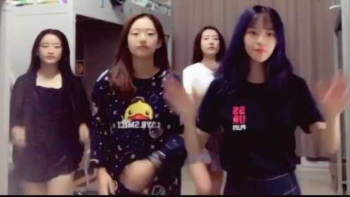 宿舍妹子齐跳隔壁泰山，美女都扎堆了 - 腾讯视频