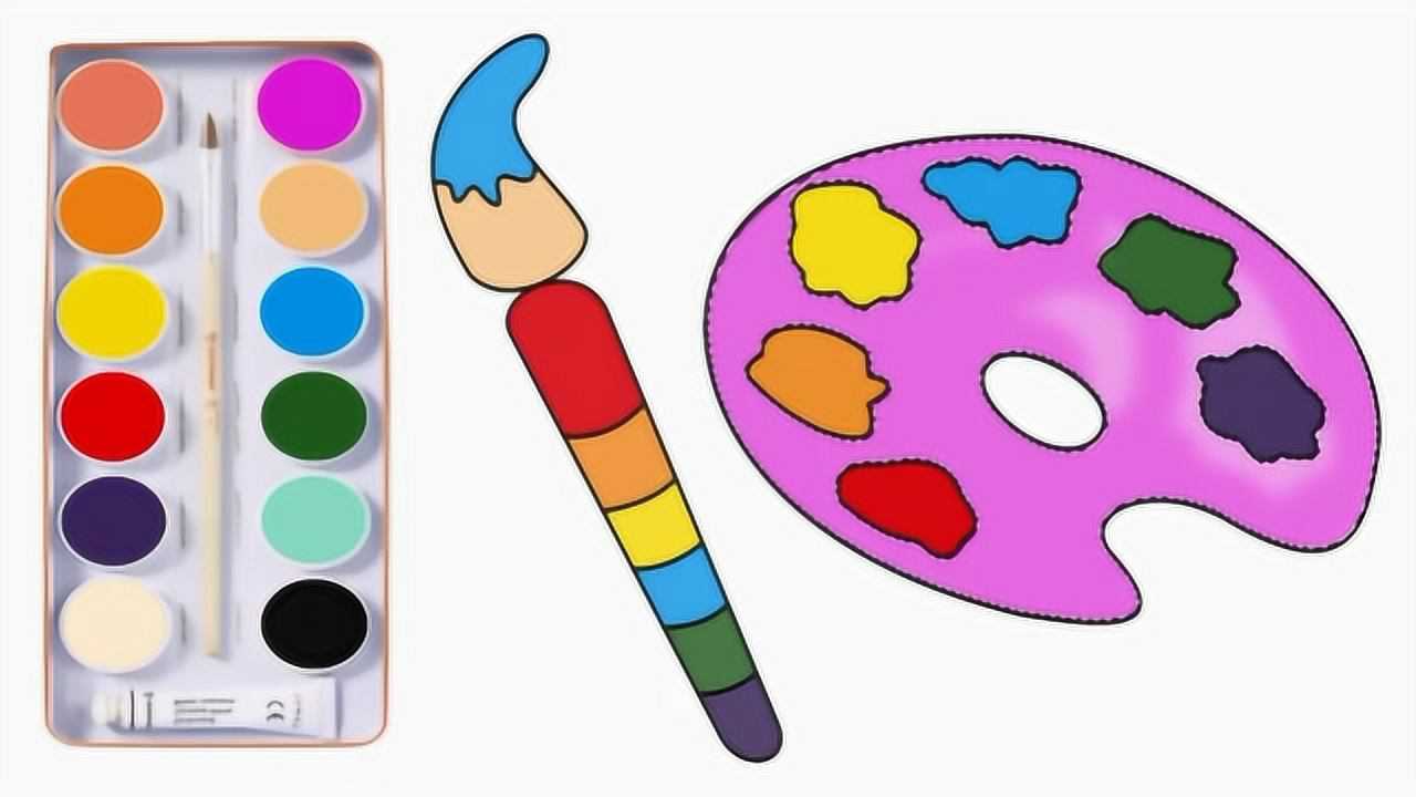 亲子简笔画:漂亮画板