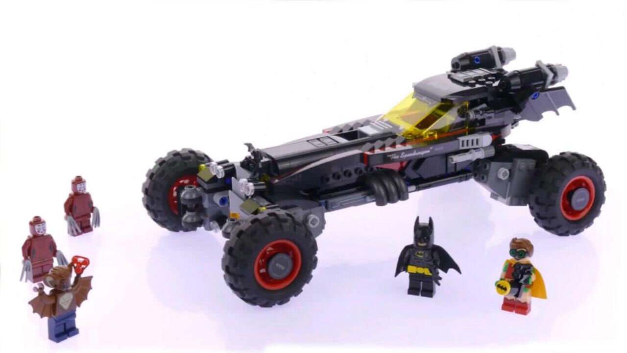 搭建乐高积木超级英雄70905 蝙蝠战车
