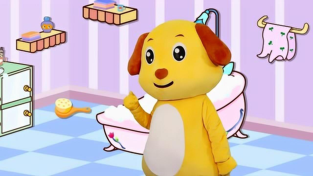 多吉律动儿歌:噜啦啦噜啦啦洗澡水花哗啦啦