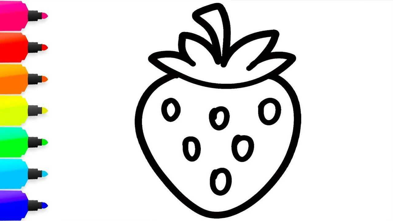 亲子简笔画8种水果的简易画法赶紧涂上漂亮的颜色吧