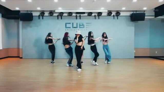 GIDLE《HANN》正面练习室