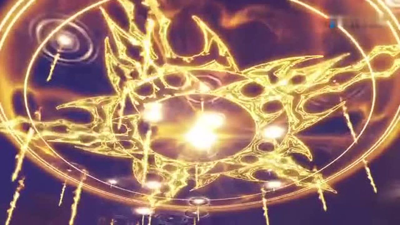 星学院之月灵手环罗杰放出魔法阵来对付小月