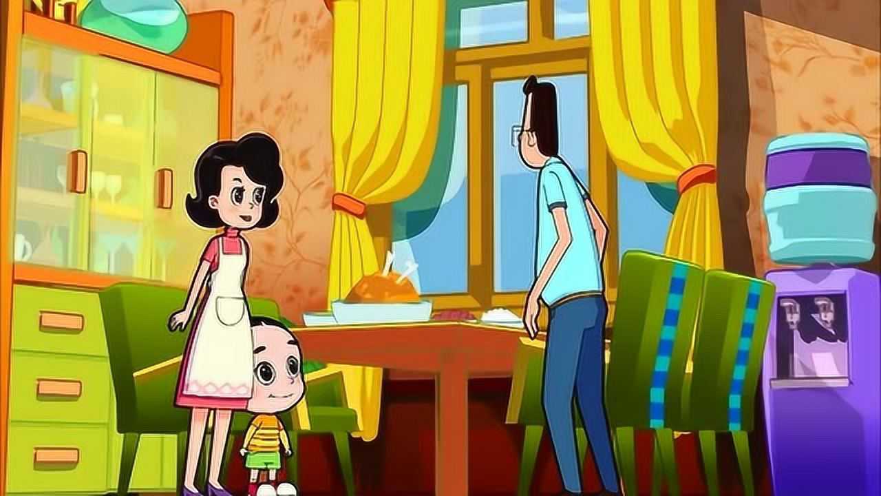 大头儿子小头爸爸小头爸爸真的藏了私房钱围裙妈妈要发火咯