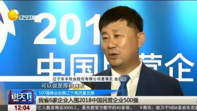 牛气!辽宁省6家企业入围2018中国民营企业500强,快来看看