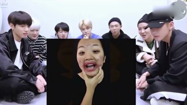 搞笑不停歇,韩国帅气男团看中国丑女化妆,不一会功夫变女神了