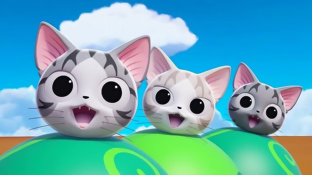 甜甜私房猫可奇和小奇真开心眼睛都发亮了