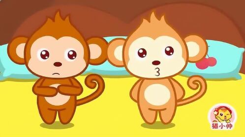 猫小帅儿童益智故事:三只猴子