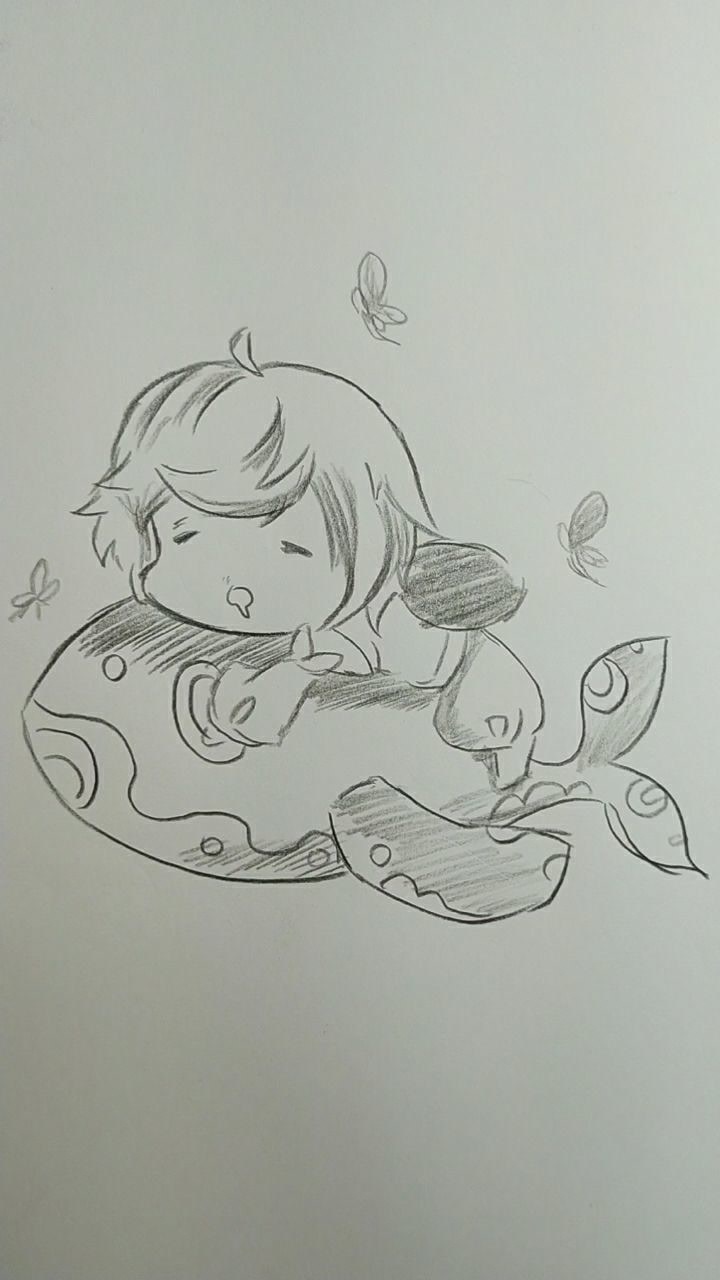 王者庄周简笔画