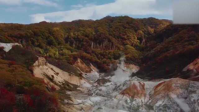 如画般的风景!多角度探秘登别地狱谷的奇妙景象