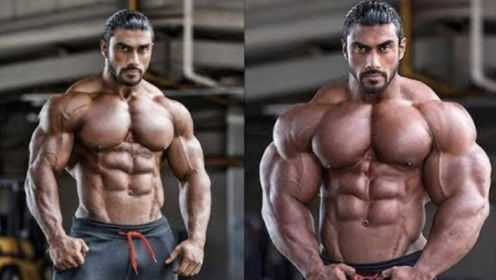 印度最强猛男，肌肉维度近乎完美，颜值媲美拉扎尔！