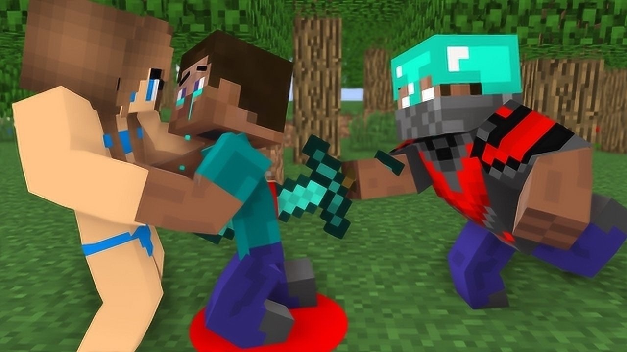 我的世界史蒂夫为了拯救好友him踏上冒险之旅