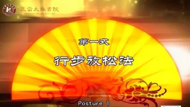 陈氏太极推手陈正雷老师教学:单人练习基本功之行步放松法