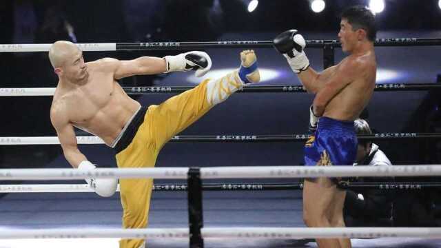 回顾一龙职业生涯最快KO 右摆拳11秒KO带走比赛