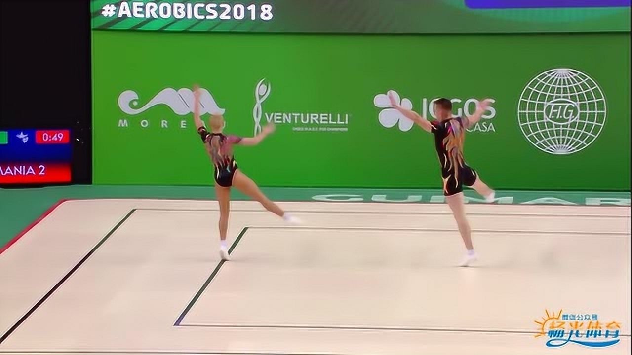 2018年世界健美操锦标赛-混双-罗马尼亚-亚军