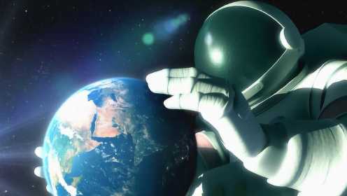 宇航员摸了一下神石，在太空变成巨人，一只手就能握住地球