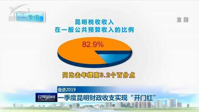 奋进2019 一季度昆明财政收支实现“开门红”