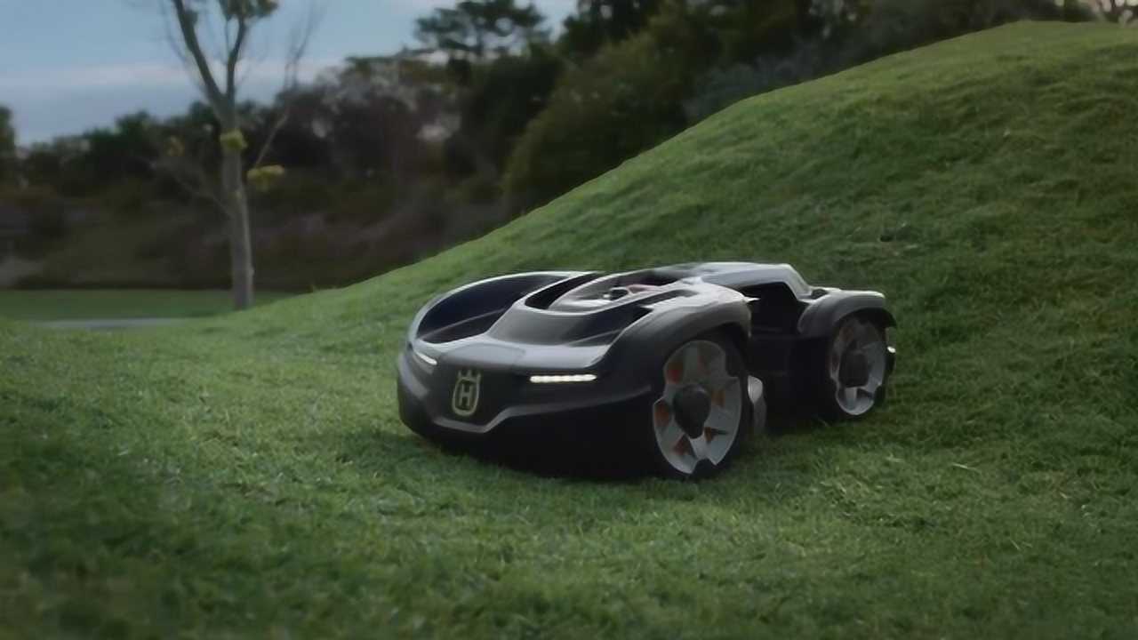 富世华新一代割草机器人Automower 435X AWD_腾讯视频