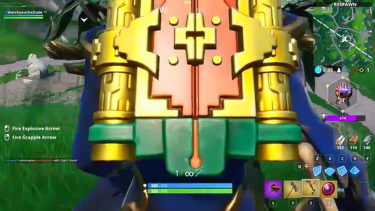 【堡垒之夜】复联4模式击杀灭霸_腾讯视频