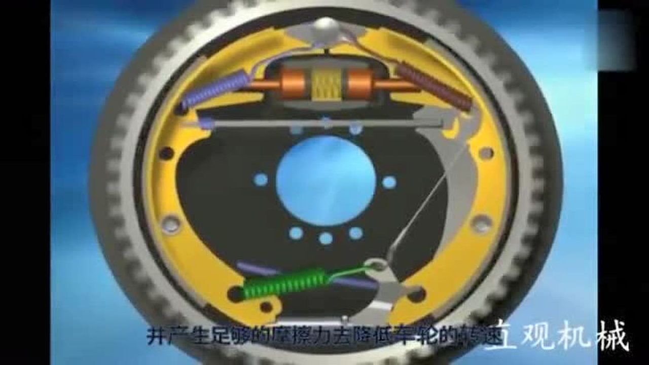 详解汽车鼓刹原理,鼓刹何以百年不被淘汰_高清1080P在线观看平台_腾讯视频