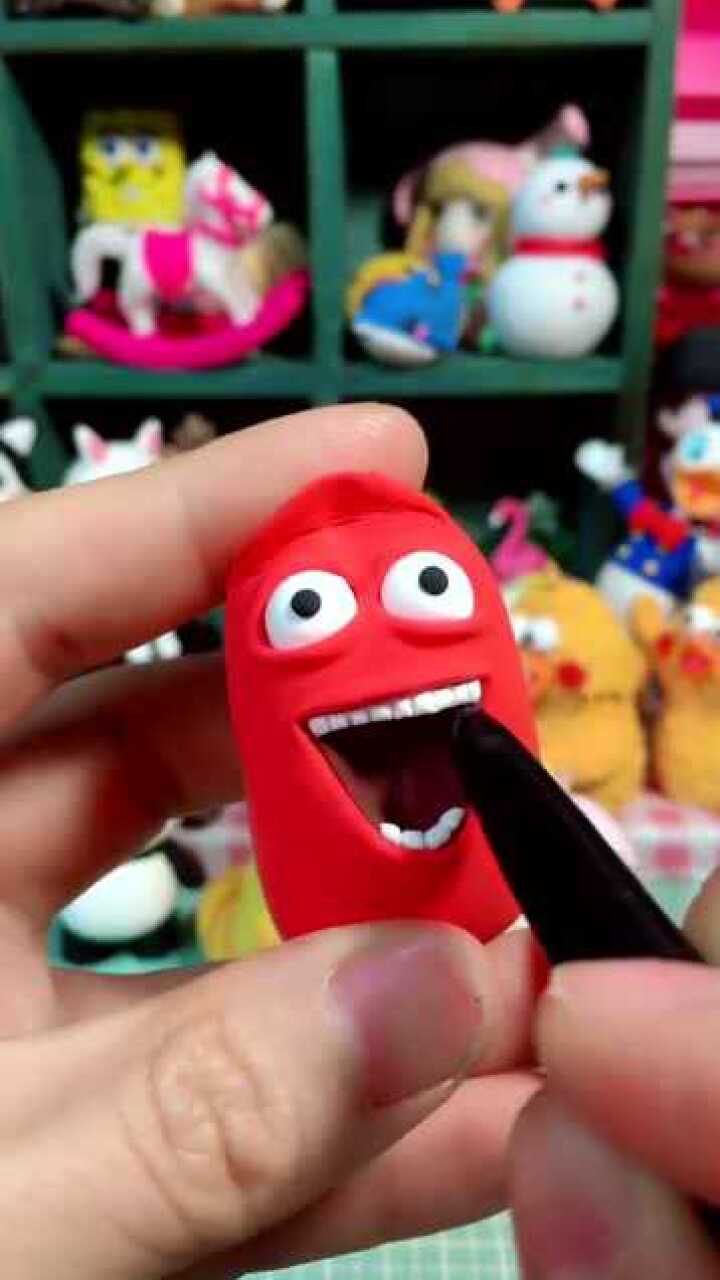 超级简单的爆笑虫子粘土教程get一下吧阿黄和阿红你喜欢