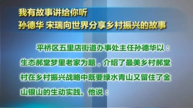 信阳孙德华、宋瑞:把乡村振兴的故事讲给你听