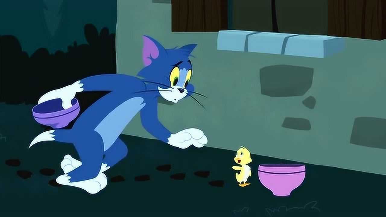 新猫和老鼠:汤姆猫在想小鸭子是不是喝了它的汤才成为怪物的!
