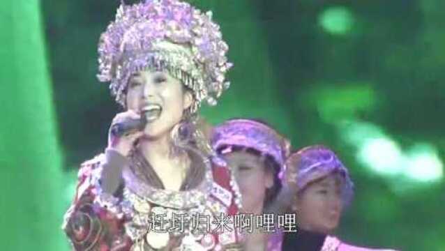 歌曲《苗家欢歌》现场带字幕, 演唱 苗族歌手寒月