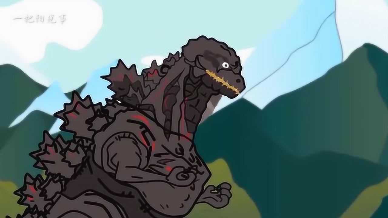 哥斯拉:红莲哥斯拉从水中浮出,碰触火焰!