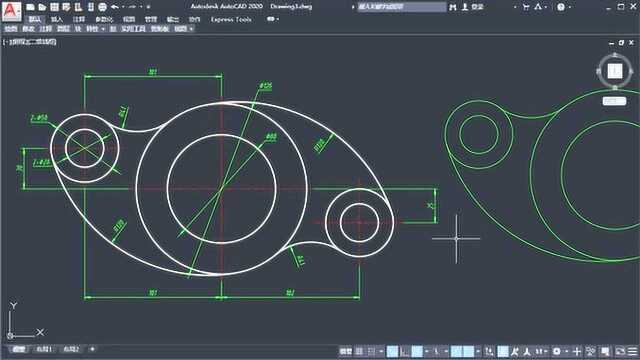 CAD中外切圆弧的画法 内切的画法 复制工具的使用技巧