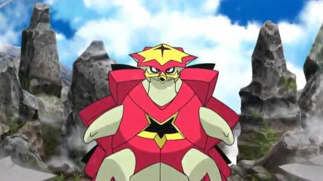 与嘎啦嘎啦的激斗!爆焰龟兽使用破壳,大幅提升了速度!