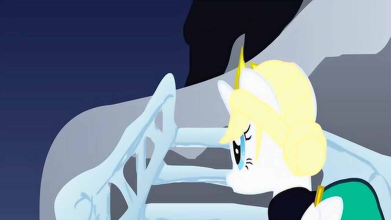 冰雪奇缘letitgo小马宝莉版艾莎公主化身小马