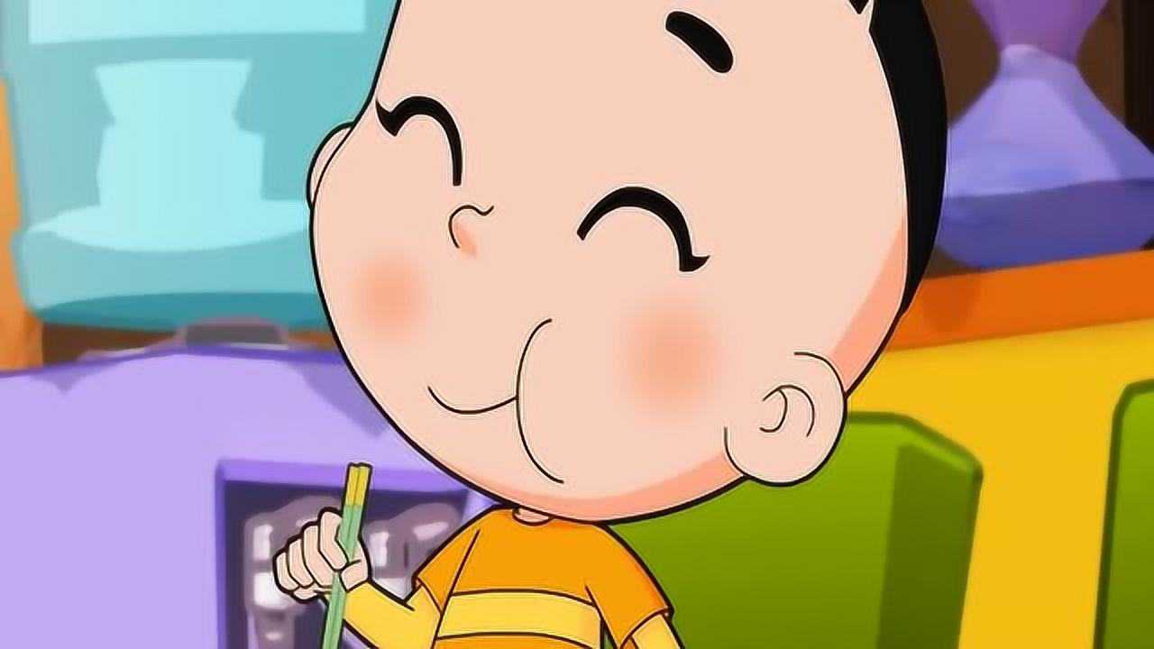 大头儿子吃鱼卡住鱼刺想尽办法都没治好不料却意外吐了出来