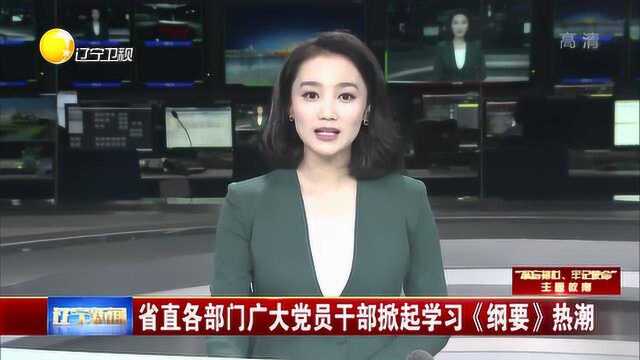 辽宁省直各部门广大党员干部掀起学习《纲要》热潮