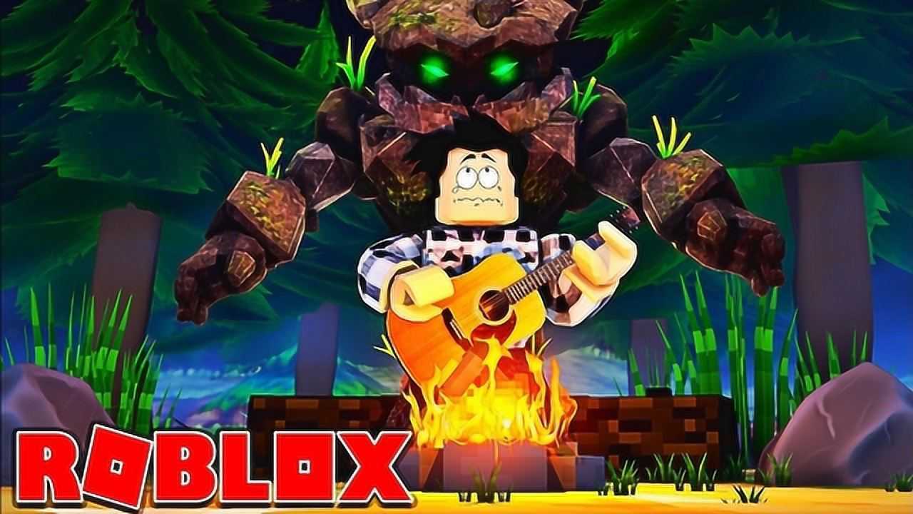 Roblox露营大逃杀！第五人格模拟器！变成怪物追杀小伙伴？