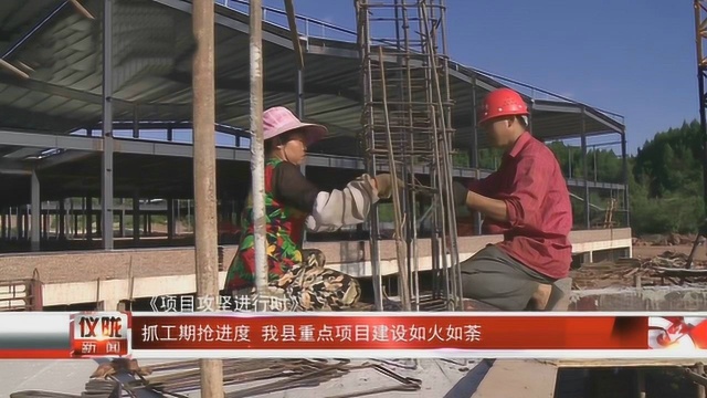 抓工期 抢进度 仪陇县重点项目建设如火如荼